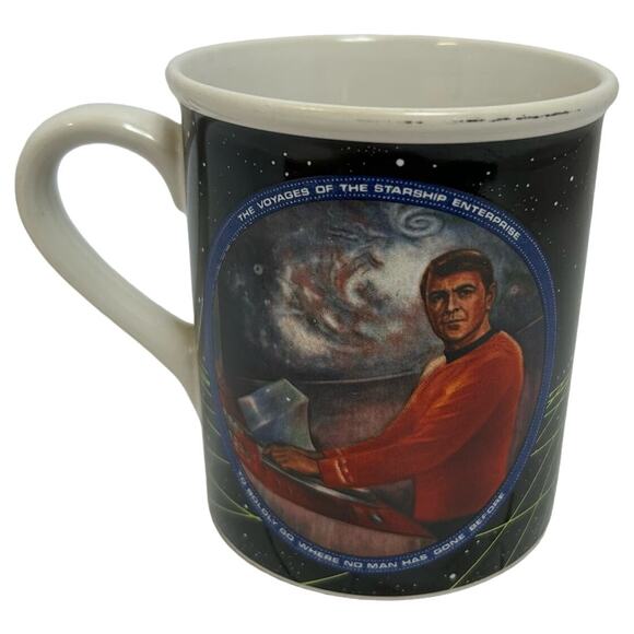 Vintage 1983 Star Trek SCOTTY Coffee Cup/Mug By Susie Morton Star Date 0884.15 - Picture 1 of 4